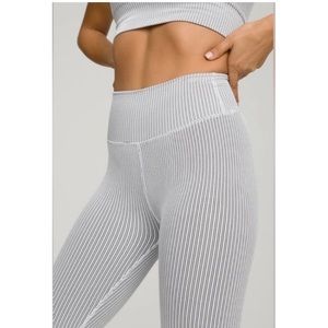 Good American Seamless Ribbed Legging White NWT SIZE 3/4
